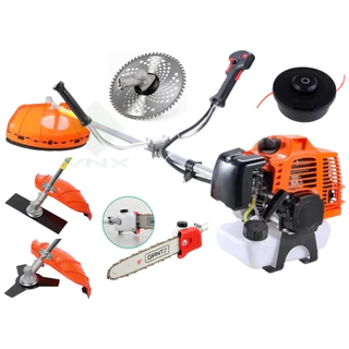 Roçadeira Multifuncional 5 X 1 a Gasolina 3.2hp 65 Cilindradas Profissional Motopoda 35cm