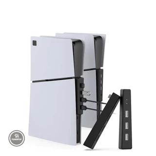 HUB Alta Velocidade Extensão 3 Portas USB 2.0 e 1 Porta Tipo-C para Ps5 SLIM