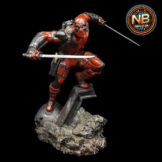 Deadpool 1:10 - Marvel, Action Figure, Boneco, Escultura, Figure Colecionavel - NB Innovation