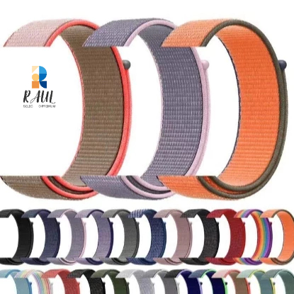 Pulseira Premium Nylon Velcro Para 20/22mm Compatível Active2 GTS2/3 GTR42/47mm