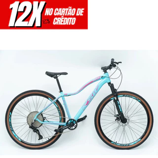 Bicicleta Aro 29 Ksw Feminina 12v Bike Mtb Alumínio Freio a Disco C/ Kit 1x12v