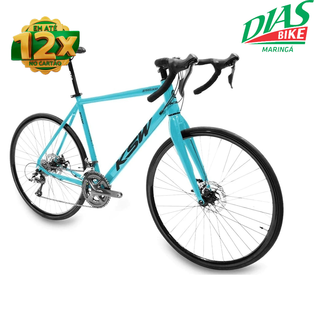 Bicicleta Speed/Gravel Road Aro 700 KSW Com Shimano Claris 2x8 16