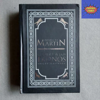 Livro A Guerra dos Tronos - Edição Ilustrada Exclusiva (888 Páginas, Capa Dura, Game of Thrones, George Martin LeYa)