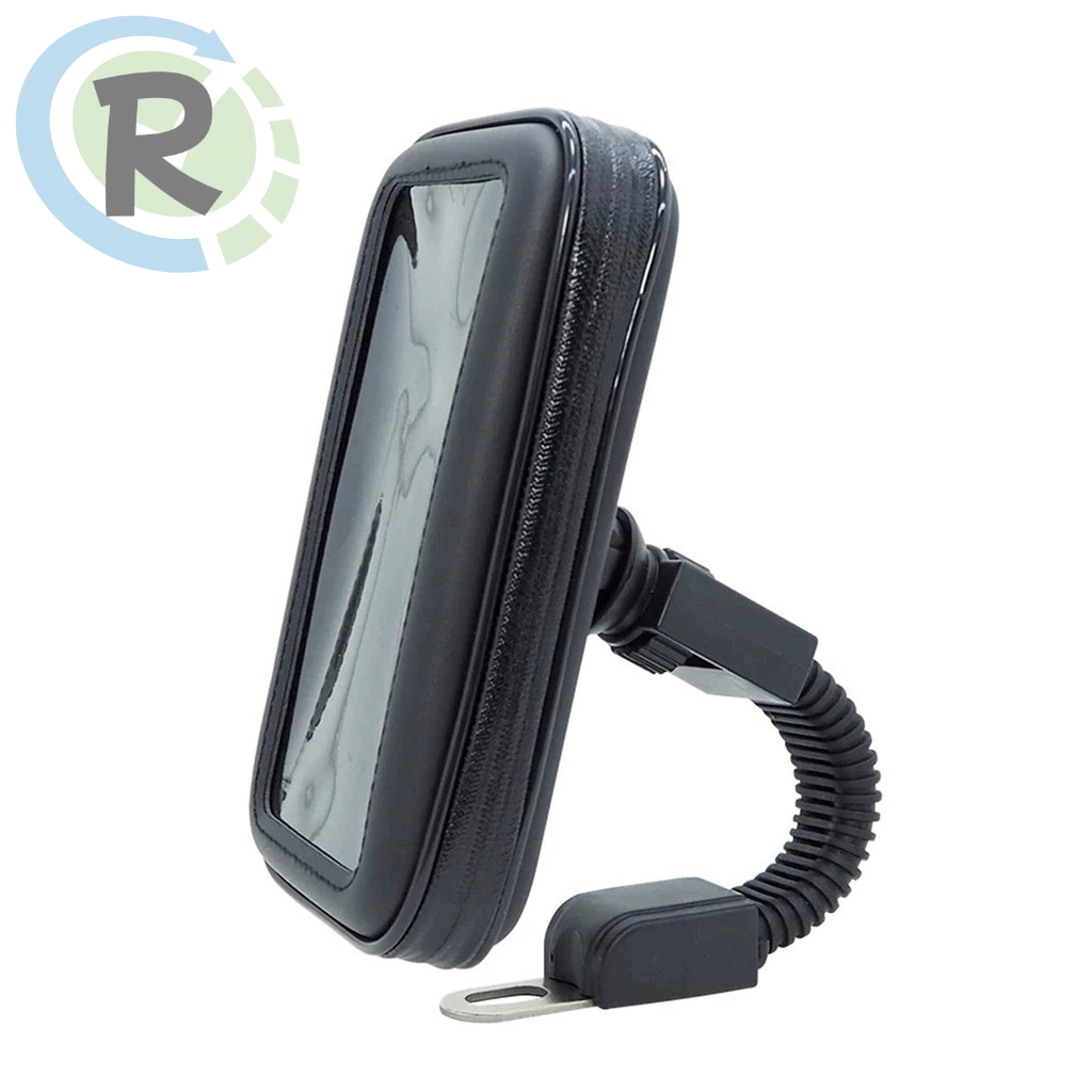 Suporte Bolsa Case Capa Celular Moto Retrovisor Prova D'água 5.5" E 6.6"