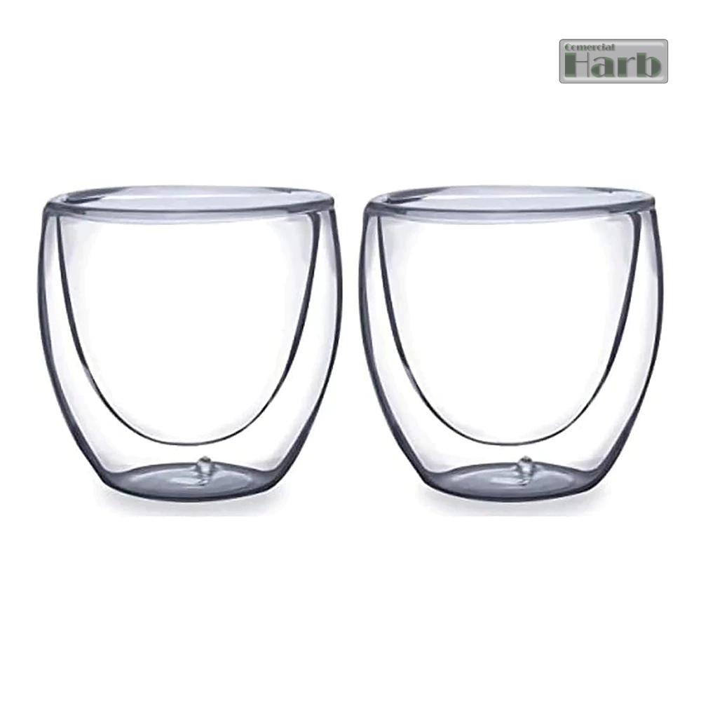 Copo Gourmet Para Café Com Fundo Duplo Luxo 140 Ml | Shopee Brasil