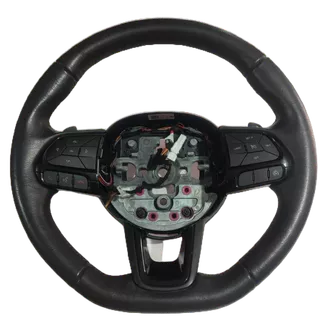 Volante de direção Fiat Toro jeep Compass renegade com paddle shift e comandos moldura preta cód 01002509340
