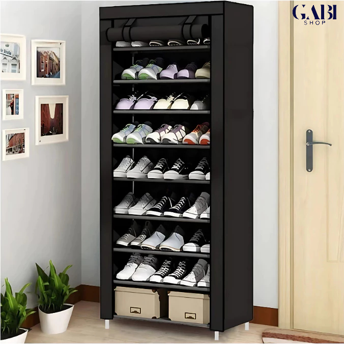 Promoção Imperdível! Organizador de Sapatos com 9 Prateleiras para 24 Pares de Calçados GABISHOP