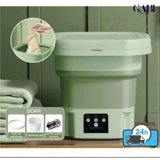 Mini máquina de lavar roupa dobrável portátil automática roupa de viagem rápido pequena roupas originais GABI SHOP