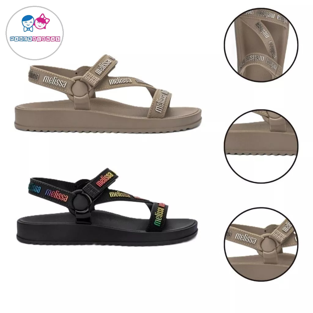 Sandália Melissa Adulto Stripes M-Lover - Original - Mk-35963