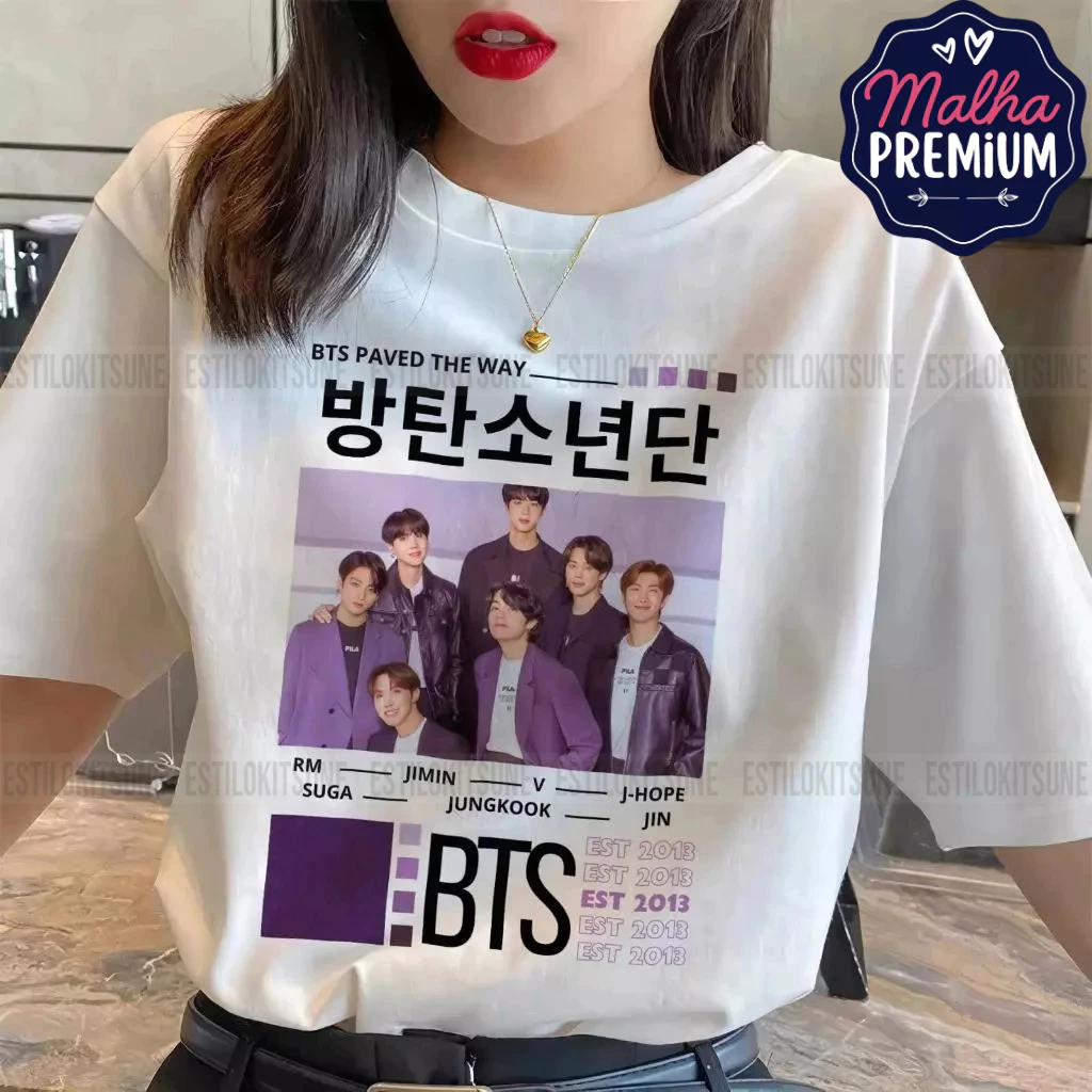 Camiseta BTS K-pop