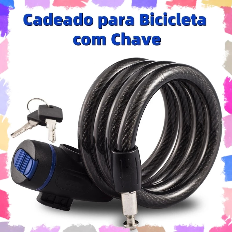 Corrente Cadeado Antifurto Bem Reforçada Moto/Bike/Estepe Anti-Roubo-envio imediato