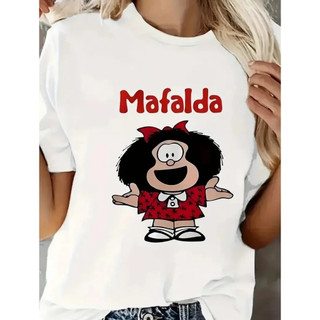 Mafaldagrupo Camiseta Mafalda Grupo Camiseta De Cuello Redondo Y