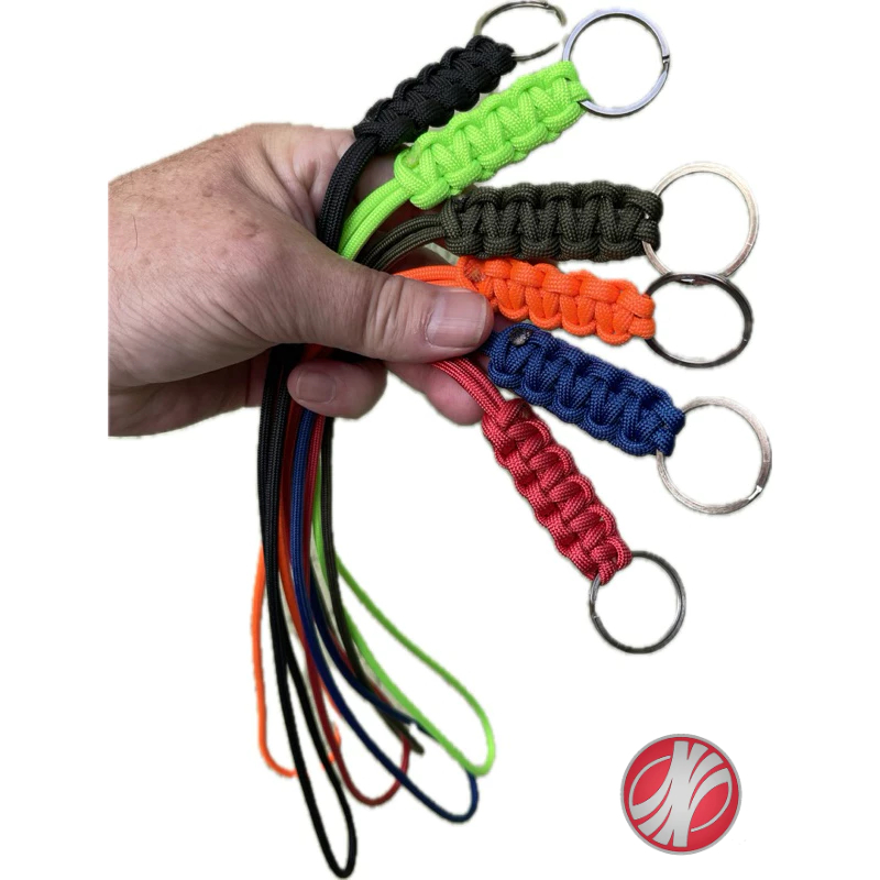 1 Chaveiro (Paracord 550) para Moto ou Carro retrô Jetasolutions VÁRIAS CORES