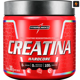 Creatina Hardcore 300g Integralmedica em Oferta na Shopee