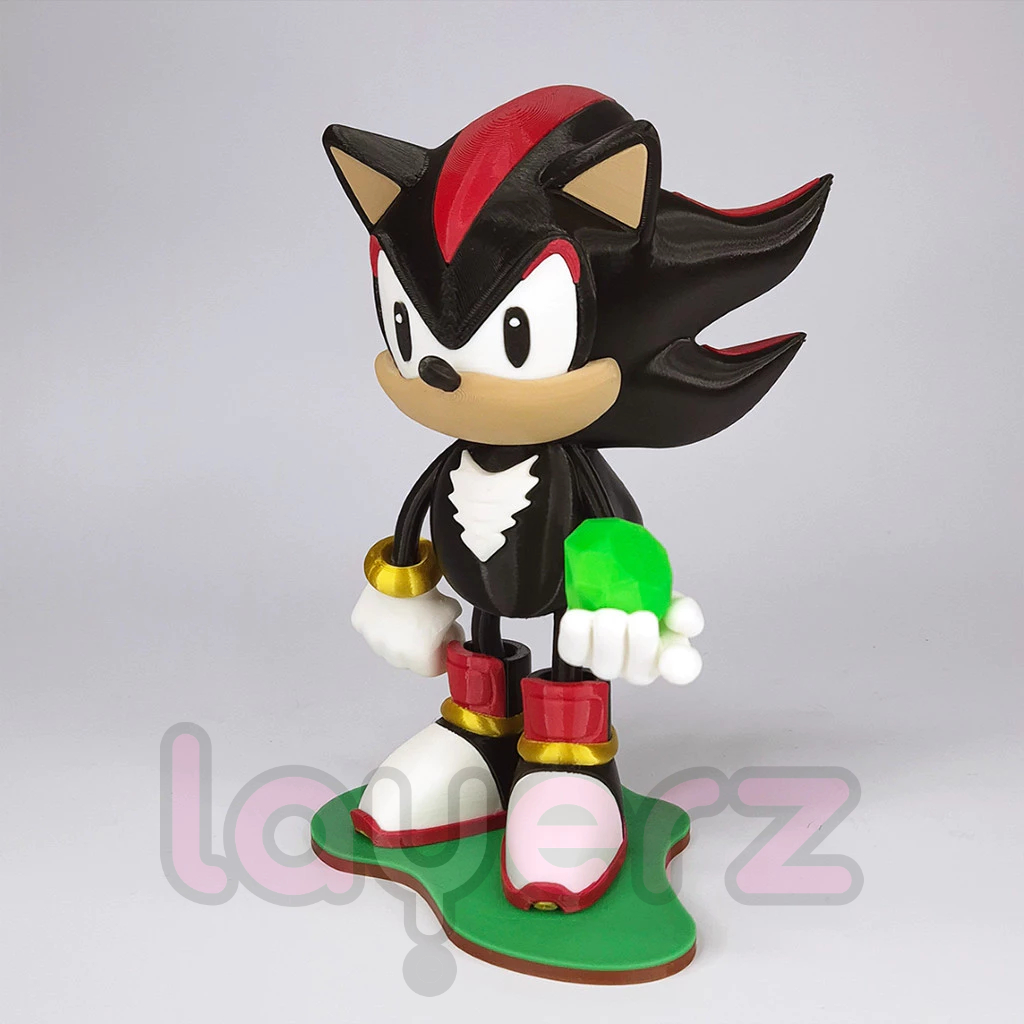 Boneco Shadow do game Sonic The Hedgehog (com base) Action Figure ...