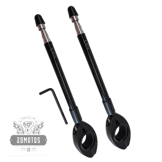 Antena Retrátil Para Moto Corta Pipa 7 Estágios Guidão Preta em Oferta na Shopee