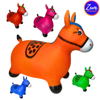 Cavalinho Upa Pula Inflável Musical Brinquedo Infantil em Oferta na Shopee