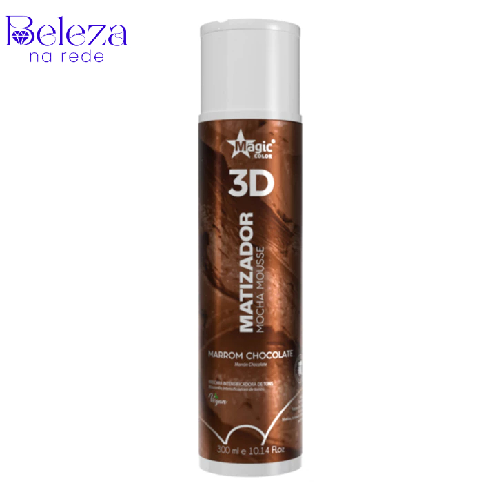Magic Color Matizador 3D Mocha Mousse - Marrom Chocolate 300ml | Shopee ...