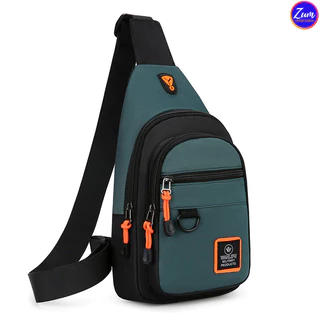 Mochila Masculina Impermeável Bolsa de Ombro Shoulder Bag Reforçada Masculina Transversal À Prova D'água 003