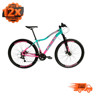 BICICLETA BIKE ARO 29 MTB ALUMÍNIO KSX SD7 24V MARCHAS INDEX CABEAMENTO INTERNO BCL FEMININA em Oferta na Shopee