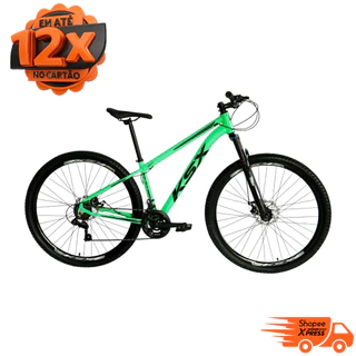BICICLETA BIKE ARO 29 MTB ALUMÍNIO KSX SD7 21V MARCHAS INDEX CABEAMENTO INTERNO UCL UNISSEX em Oferta na Shopee