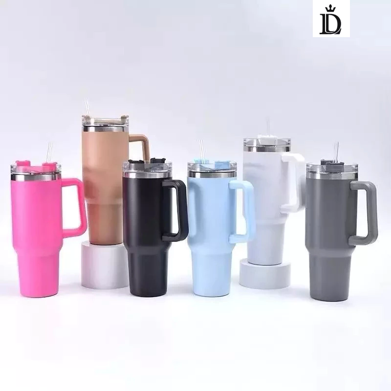 Copo Térmico Academia Inox 1200ml com Alça e Canudo Inox