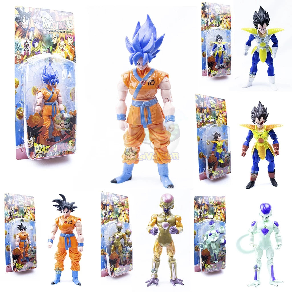 Boneco 15 cm para colecionador dragon ball super Goku Goku black