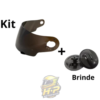 VISEIRA FUMÊ ORIGINAL PRO TORK STEALTH + BRINDE(1 PAR DE REPAROS LATERAIS )