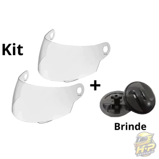 2 VISEIRAS CRISTAIS ORIGINAIS PRO TORK EVOLUTION 788 (G1 AO G8) + BRINDE (1 PAR DE REPAROS LATERAIS)