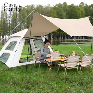 Barraca De Camping Acampamento 5 Pessoas Automática C/Tenda 2 Portas 2 Janelas CASA BEAUTY em Oferta na Shopee