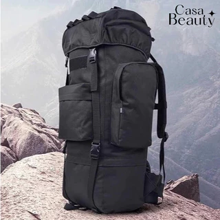 Mochila Militar 65L para Camping e Viagem Grande Capacidade e Resistência CASA BEAUTY