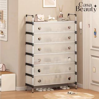 Sapateira Multiuso para Calçados 5/6/7 andares transparente CASA BEAUTY em Oferta na Shopee