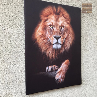 QUADRO DECORATIVO LEÃO DE JUDA GRANDE TELA ACETINADA