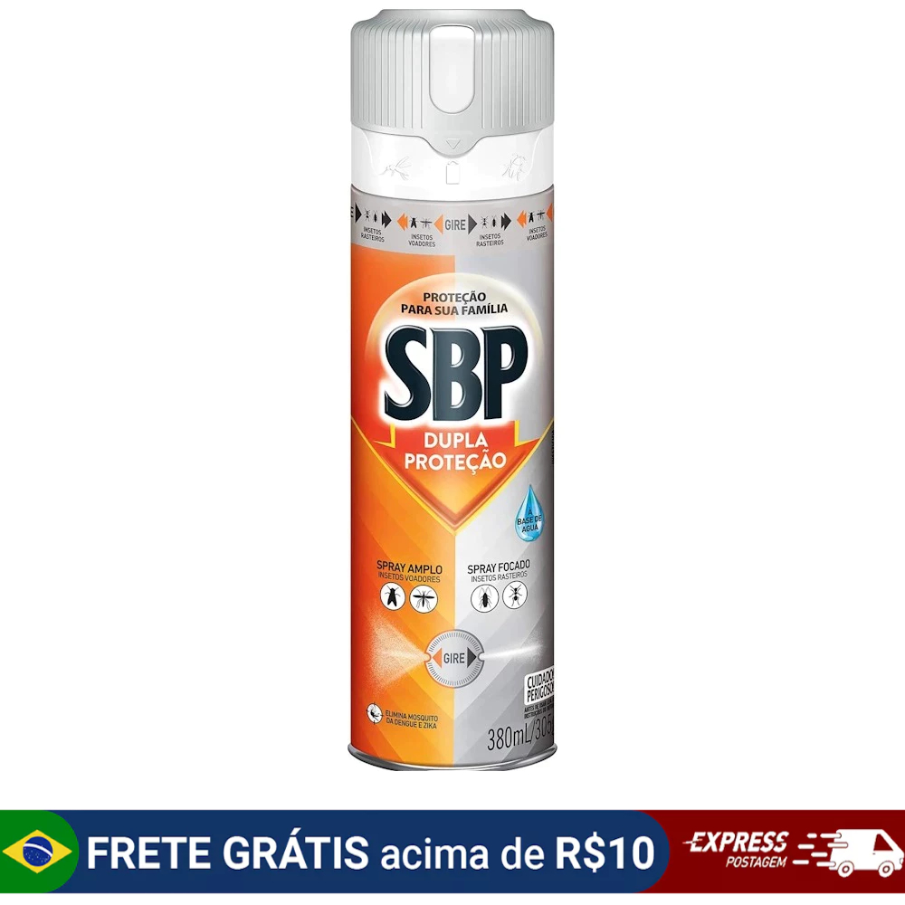 Multi-Inseticida Aerossol Óleo de Citronela SBP Frasco 450ml Grátis 150ml