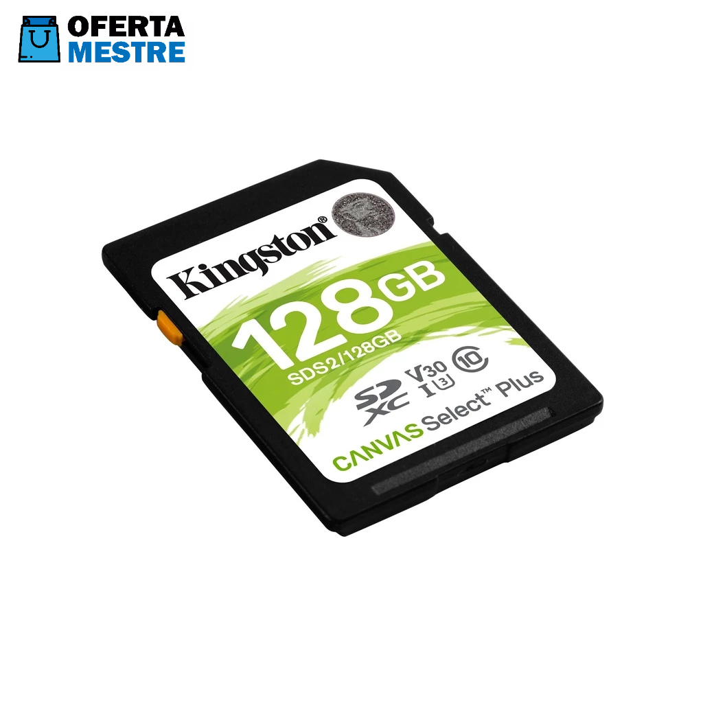 Cartão de Memória Kingston 128GB SDXC Canvas Go Plus SDS2 U3 V30