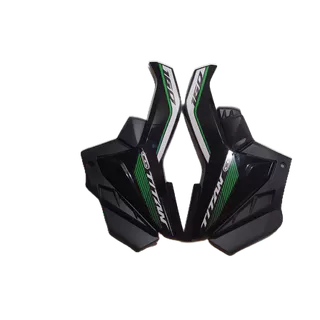 Tampa Lateral Titan 160 2017/2022 Adesivada Verde