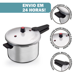 Panela de Pressão Fechamento Externo 10 Litros