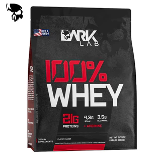 100% Whey Protein Concentrado Refil 900g Dark Lab - Proteina 100% Concentrada