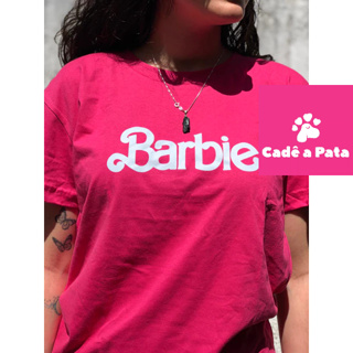 blusa barbie cor rosa unissex adulto