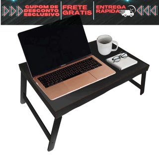 Bandeja Retrátil Suporte Notebook Cama Sofá Confortável