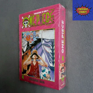 Mangá One Piece 3 em 1 - Volume 4 (Lacrado, 574 Páginas em Português, Novo, Panini Mangás)