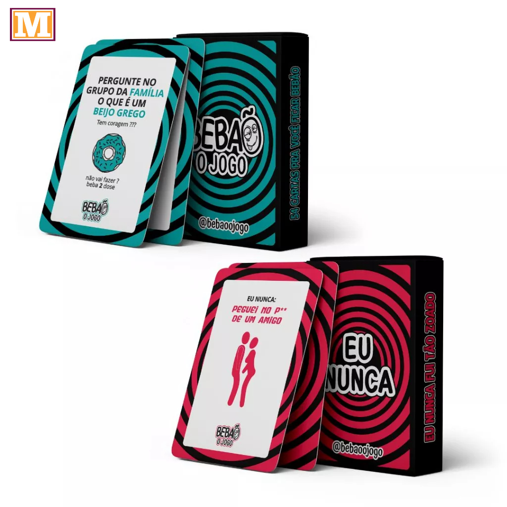 Kit 2 Jogo De Baralho De Truco Profissional Com 54 Cartas - Mega