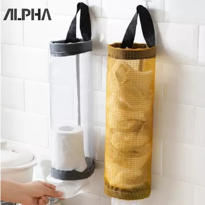 Puxa Saco e Porta Sacolas Dispenser Organizador de Sacolinhas Plásticas