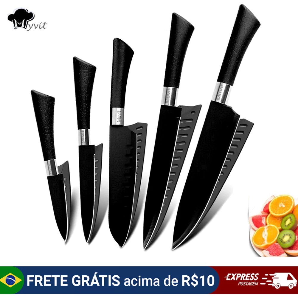 Jogo de Facas Profissional Inox Century 3 Peças Tramontina