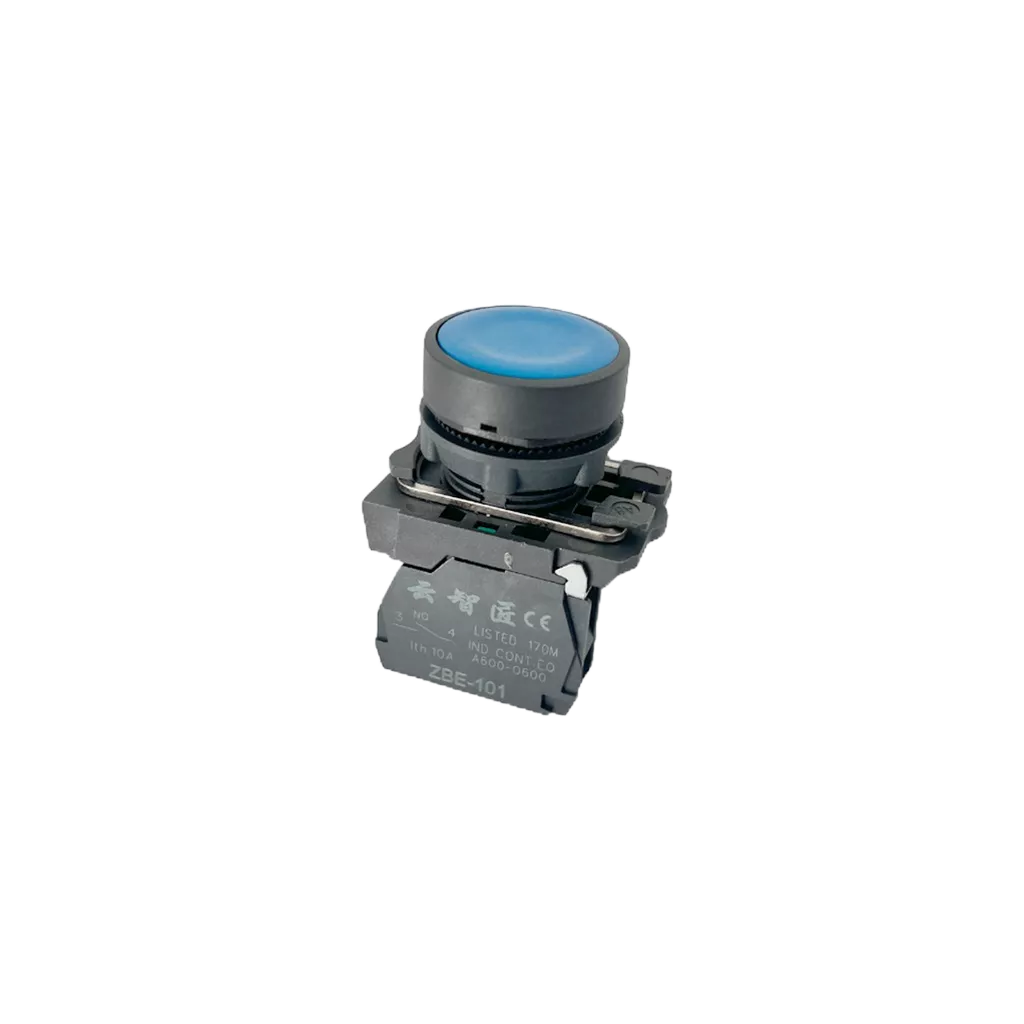 Botão de Pulso 22mm XB5 NA 10A - Azul | Shopee Brasil