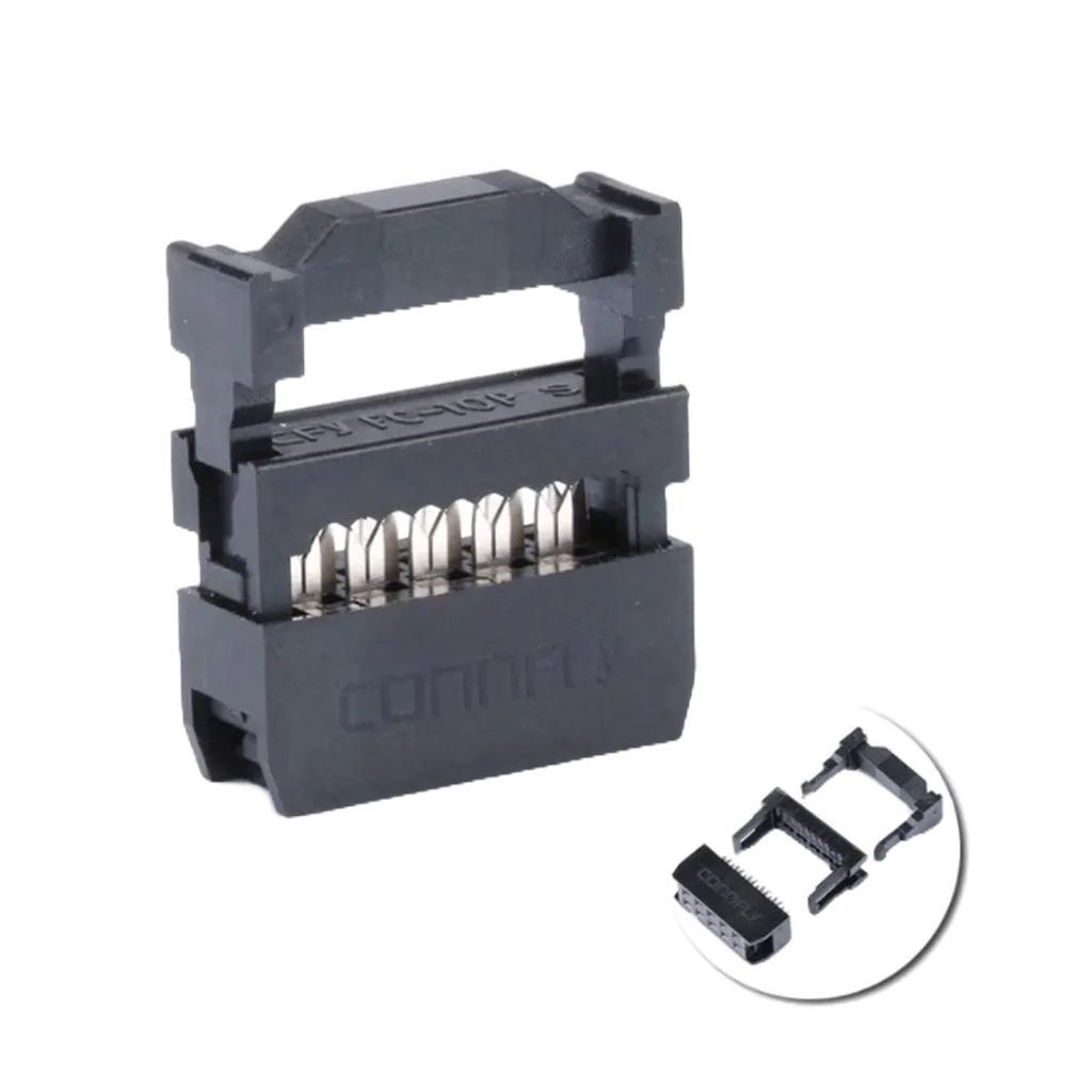 Conector Femea FC-10P 10 pinos - 2,54mm