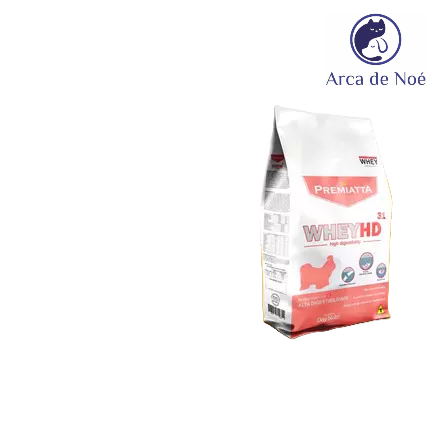 Premiatta Whey HD 3 kg Cães mini de até 4kg Ração Super Premium Alta Digestibilidade