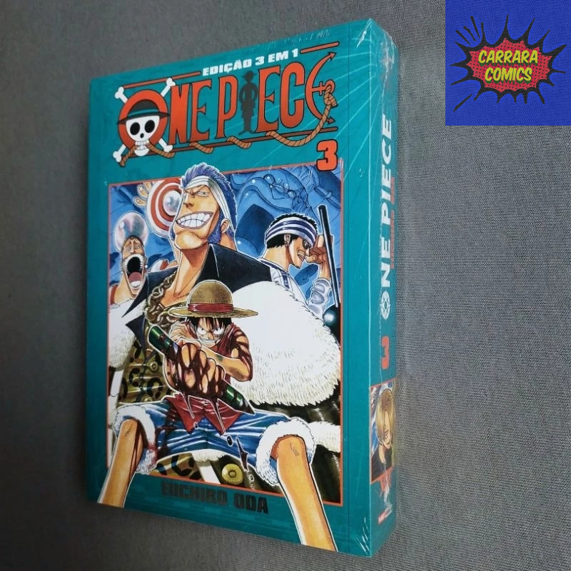 Mangá One Piece 3 em 1 - Volume 3 (Lacrado, 574 Páginas em Português ...