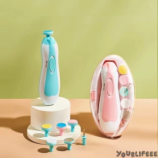 Lixa de Unha Elétrico Aparador Cortador Para Bebê Infantil Com Estojo em Oferta na Shopee