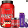 Kit Nutri Whey Pote 900g + Creatina CarboFuel 300g + Coqueteleira